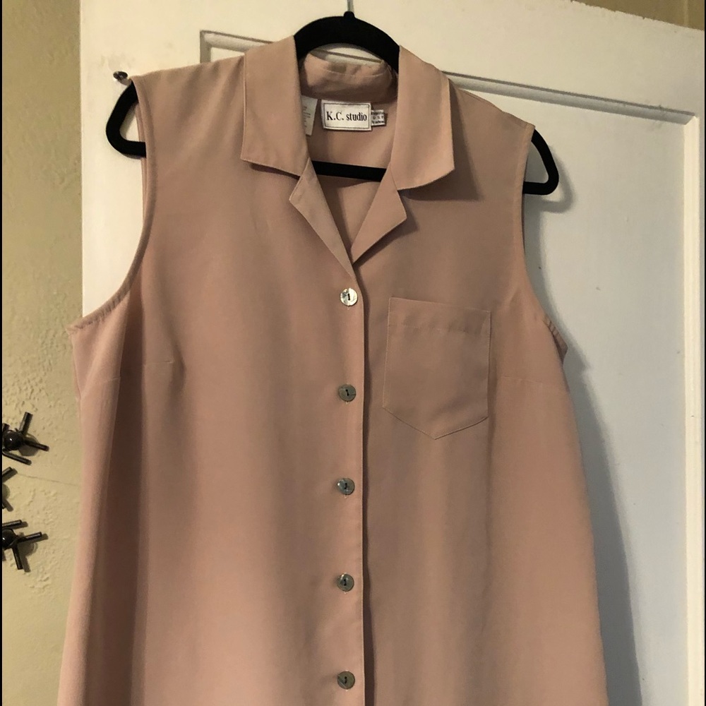 K.C. studio Sleeveless Summer Blouse